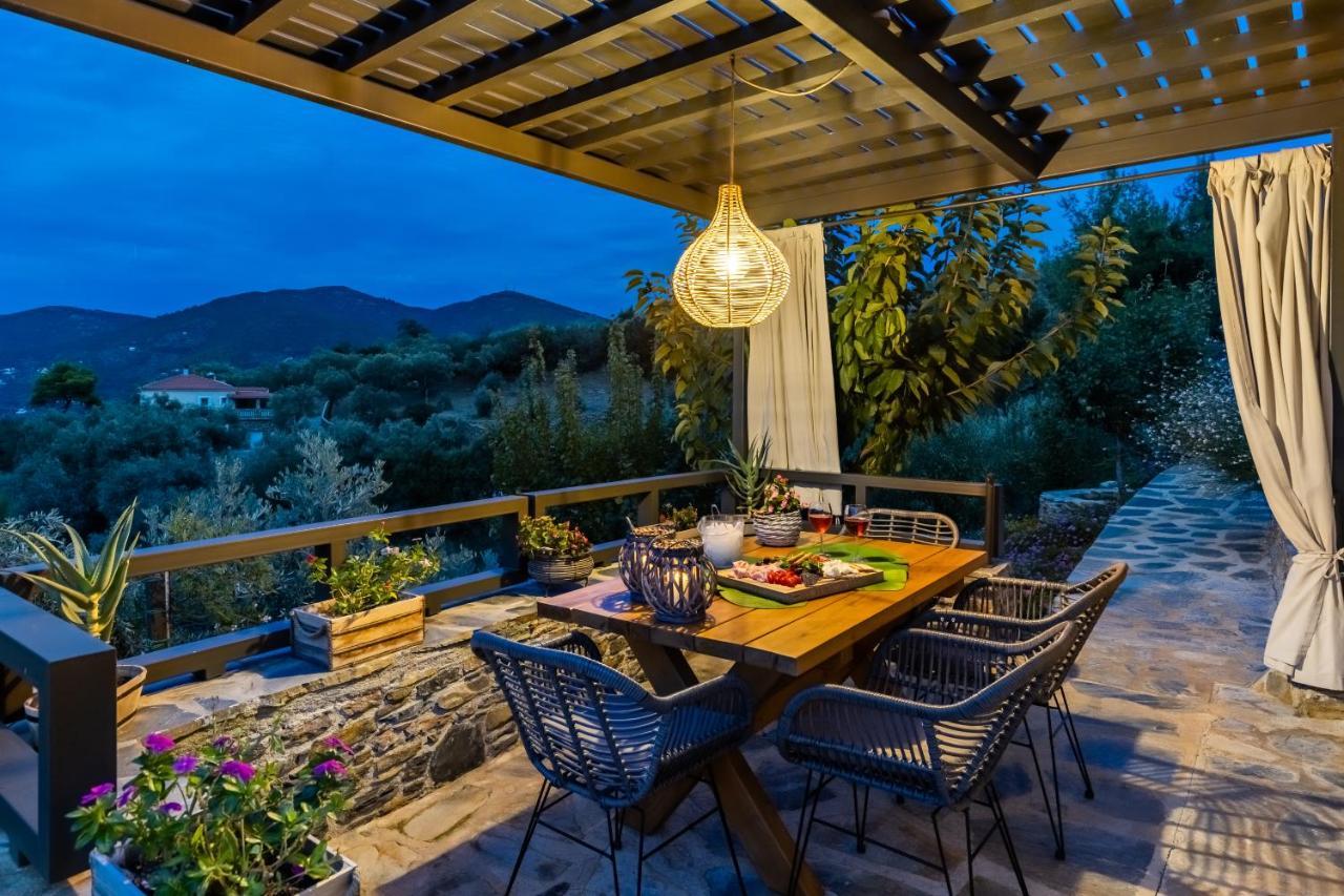 Villa Politimi Luxury Retreat Skopelos Exterior foto